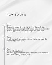 Reusable tampon applicator