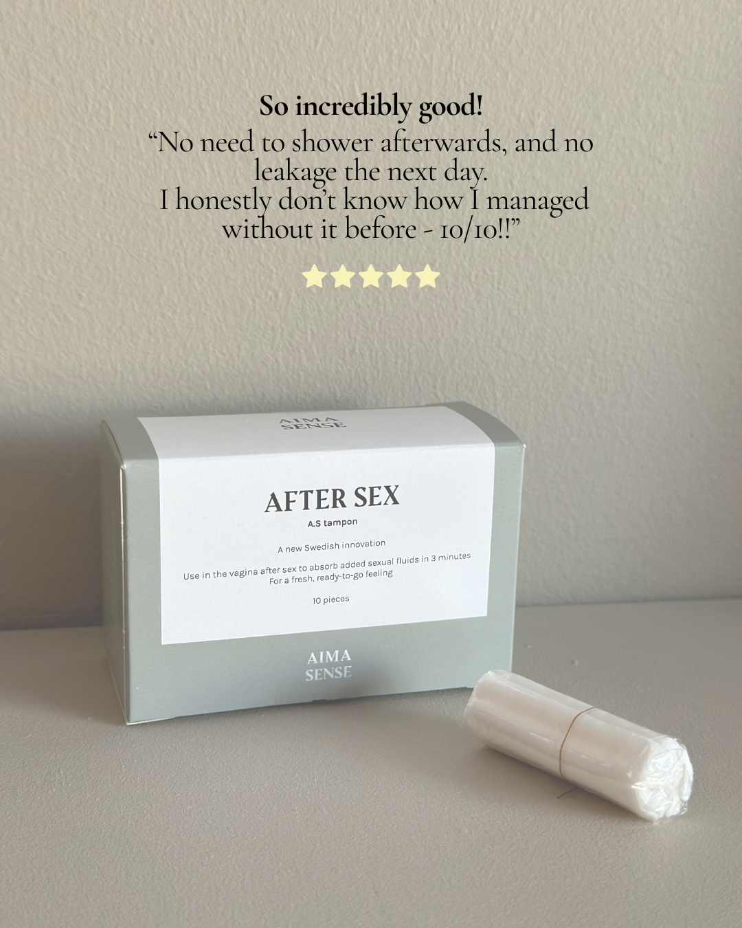 After Sex A.S tampon