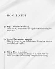 A.S absorbent tampon